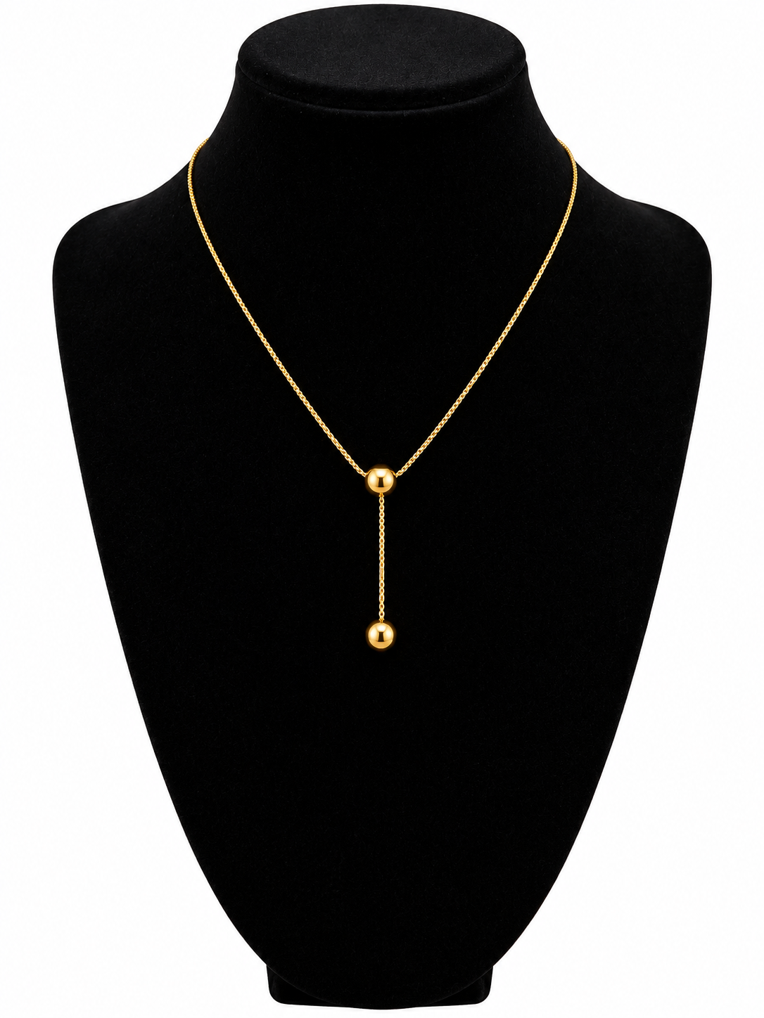 Double Ball Necklace