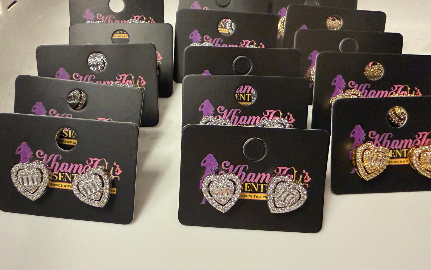 Heart Shaped Earrings ( big)