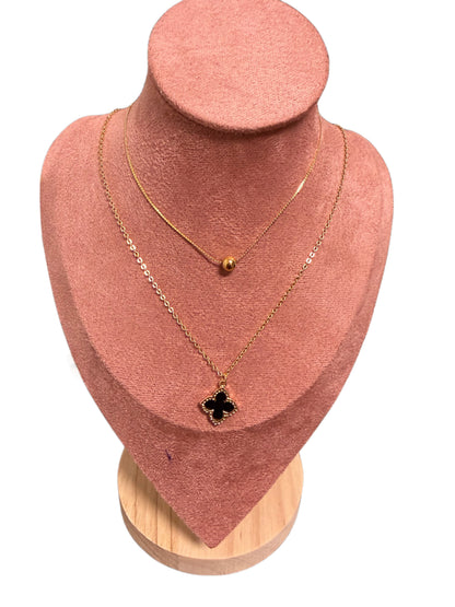 Clover necklace ( not stainless)