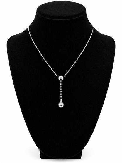 Double Ball Necklace