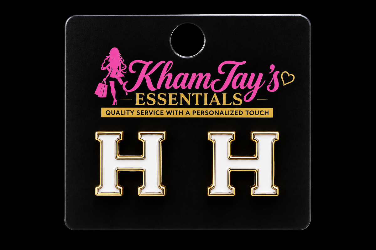 H Stud Earring