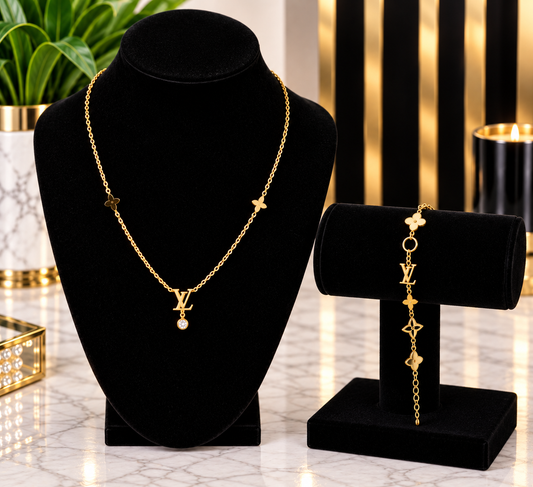 LV Charm Chain set (2 pieces)