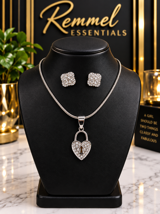 Locket Necklace Set
