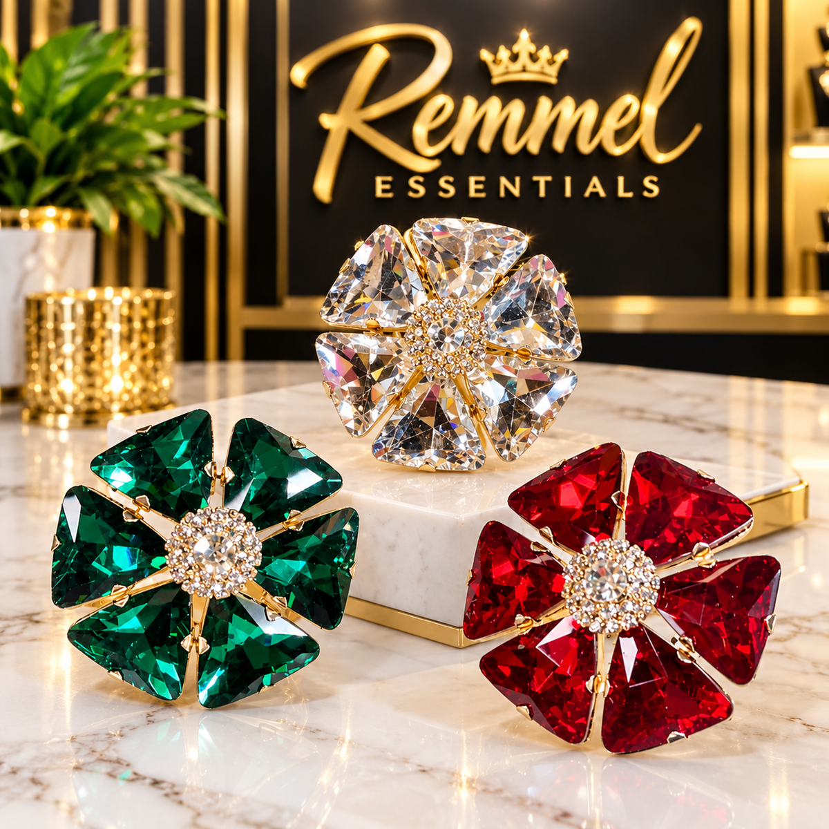 Royal Bloom Statement Earring
